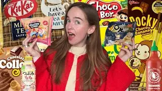 Trying Japanese & Thai Snacks... Rate My Chopstick Skills?! | Eating With Jessika