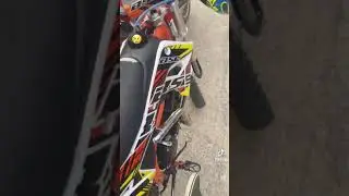 BSE crash pitbike MOTOCROSS KICKSTARTer