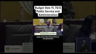 2 July 2025 | Budget Vote Debate on Public Service and Administration #HardestWorkingMP