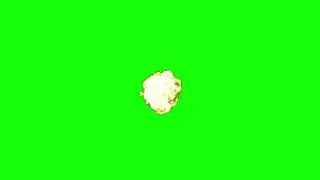Green screen explosion, firework, fire || fire in green background