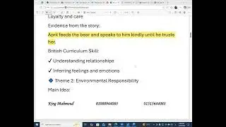Prep 1 British: A Thematic Study of The Last Bear (Values, Responsibility, and Moral Choices)