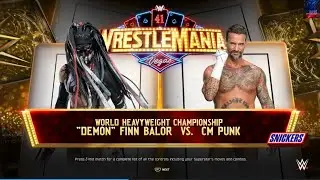 CM Punk vs Demon Finn B&aacute;lor &ndash; World Heavyweight Championship Showdown | WrestleMania