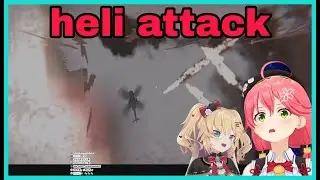 Haachama And Miko Got Killed By Attack Helicopter Rocket | Rust [Hololive/Eng Sub]