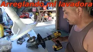 Mi lavadora hacia un ruido espantoso y miren lo que tenia