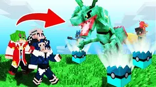 KITA MEMILIH LUCKY BLOCK YANG BERISI POKEMON COBBLEMON, LALU KITA BATTLE!- Minecraft Cobblemon