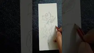 #rosesketch #rosepainting #paintingtutorial #painting  #artist #explore #artchallenge #arttherapy