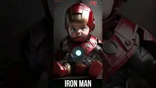 🦸 AI Art | Marvel Avengers: Endgame Characters as Babies - Generated by Midjourney 