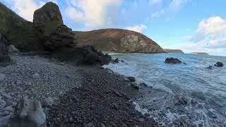 Plage de galets Nature Bretagne Nord,