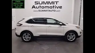 2017 FORD EDGE TITANIUM 2WD WHITE PLATINUM TRI-COAT WALKAROUND OVERVIEW 12384ZB SOLD!