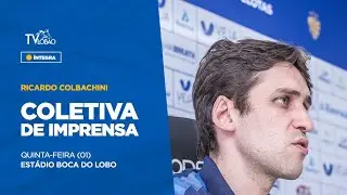 COLETIVA P&Oacute;S-JOGO: RICARDO COLBACHINI | PELOTAS 1-2 CAXIAS | 01/10/2020 | TV LOB&Atilde;O