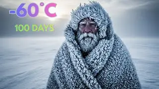 100 Days in the Frozen Wilderness (-60&deg;C) | Primitive Life Beyond Civilization