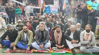 Congress Holds Sit-in Fast and P&pi;otest in Doda Against VB G RAM G.