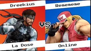 La Dose Online avec R&eacute;mi ! Dreekius (Snake, King K.Rool, Lucina) vs Remememe (Terry, DK, Pichu)