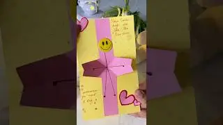 Card for hug day / diy hug card  #cards  #hugday #viralshort #trendingshorts #shorts #valentinesday
