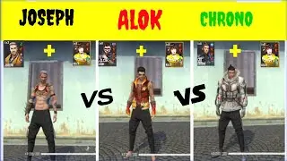 JOSEPH VS ALOK VS CHRONO SPEED TEST FREE FIRE PARA SAMSUNG A3,A5,A6,A7,J2,J5,J7,S7,S9,A20,A50,A70