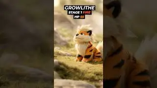 Pok&eacute;mon Evolution: 🐕&zwj;🔥Growlithe evolving into Arcanine