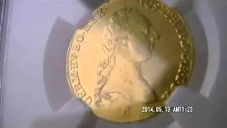 オーストリア　2ダカット金貨　Joseph II gold 2 Ducats 1786 E, Karlsburg mint, KM1876, Her 14, AU50 NGC