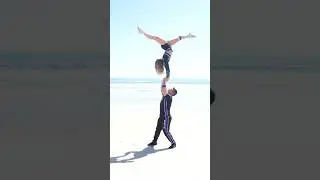 Skills at the beach #cheer #cheerleading #acro #workout #fitness