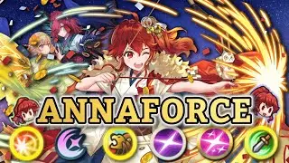 【FEH】F*ck Eirforce. - Anna emblem Aether Raids Showcase