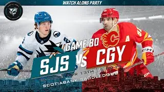 San Jose Sharks vs Calgary Flames | WATCH PARTY + LIVE REACTIONS!