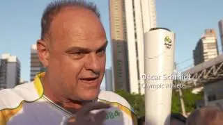 Dia 33 - Revezamento da tocha Ol&iacute;mpica Rio 2016