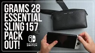 Grams 28 157 Essential Sling Bag | Fits Nintendo Switch + Everyday Tech +20% OFF CODE