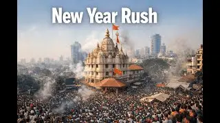 NEW YEAR START WITH SIDDHIVINAYAK MANDIR🔱🚩IT'S OVERCROWDED😮💥| V-MAX VORTEX VLOG