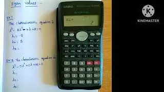 Eigen values on Calculator