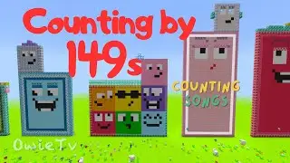 Counting by 149s Song | Minecraft Number Blocks Counting Songs | Math and Number Songs for Kids