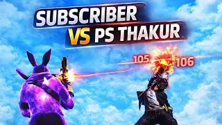 SUBSCRIBER vs PS THAKUR 🔥 | One Tap Headshot 😈 | Free Fire Custom Room -GARENA FREE FIRE 🔥 