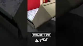 SOF&Aacute; CAMA DE 2 PLAZAS modelo BOSTON Ancho total 1,45 mts