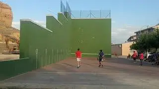 FINAL de frontenis del open en San Esteban De Gormaz, Soria 2021, Adrián y Javi vs Álvaro y Eloy.
