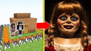 BÚP BÊ MA ANNABELLE Tấn Công Nhà Được Bảo Vệ Bởi bqThanh và Ốc Trong Minecraft