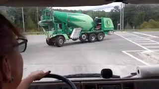 Driving to work in Billie Jean, 1986 Ford CF7000 Rollback