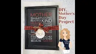 Mother's Day project using Chalk Couture Smart Loving Kind  transfer