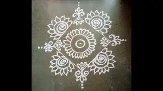Easy Festival Rangoli Anyone Can Make #FestivalSpecial #TraditionalRangoli #SimpleRangoli