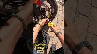 OXFORD Boss Lock #motorcycle #security #bestbikelock #bikelock