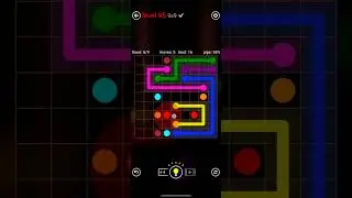 FLOW FREE MANIAS 9x9 LEVEL 95 COMPLETE SOLUTION #android #games #level #flowfree #solution #iso