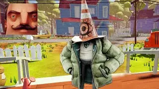 Hello Neighbor - My New Neighbor Hello Neighbor 3 Coned Head Act 1 Gameplay Walkthrough