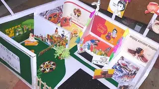 Festival Of Kerala School Project Thermocol 3D Model |Kids Project|Festivals Of India School Project