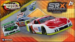 SRX - Southern National - геймплей iRacing на овальной трассе