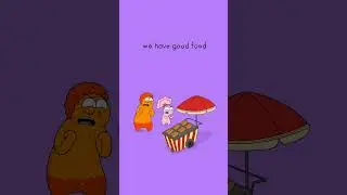 Food Court: Ultimate Boss 🥲 Ruffles & Hanks | Funny Animated Meme #shorts