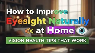 How to Improve Eyesight Naturally at Home 👀 | Vision Health Tips That Work