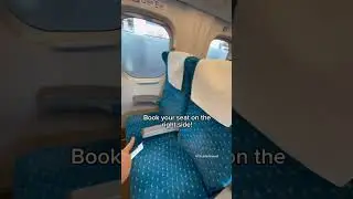 Want to see the best view of Mt. Fuji on the Shinkansen?⛰️🚆