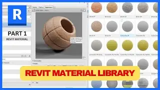 REVIT MATERIAL LIBRARY COURSE  -  PART 1             #tutorial #skills #design #architecture #revit