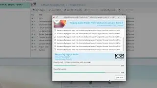 Rip an audio CD with K3b on Manjaro