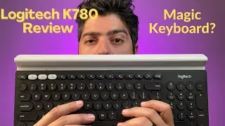 Обзор беспроводной клавиатуры Logitech K780 Multi Device! Как подключить и проверить звук клавиш ...