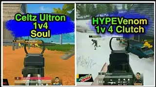 Celtz Ultron 1v 4 against Soul , HYPEVenom 1v 4 DE