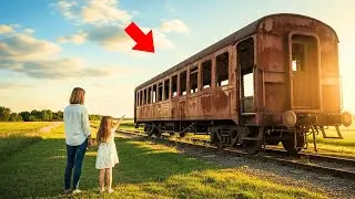 Alleinerziehende Mutter kauft alten Zugwaggon für 500 Euro – und ihre Entdeckung verändert alles!