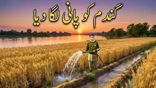 Aaj Gandhum Ko Pani Lagaya | Pakistan Village Farming 